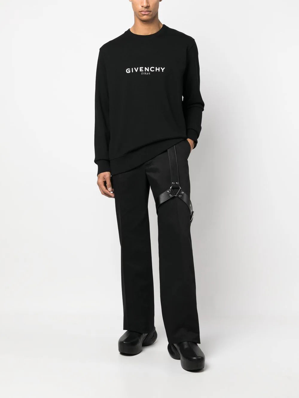 Givenchy sudadera con logo estampado