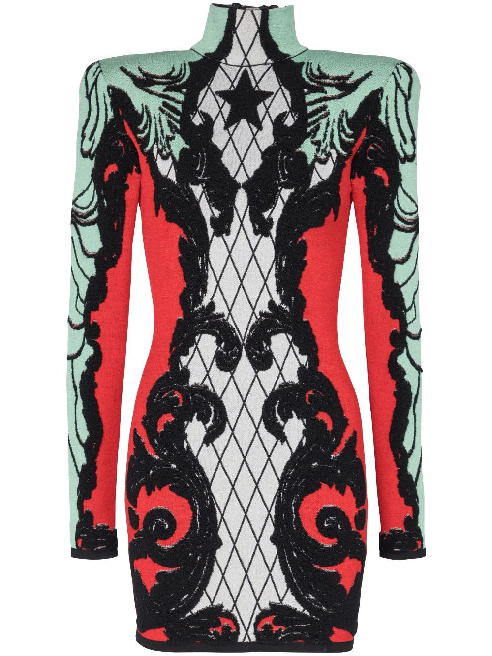 Balmain vestido corto Baroque