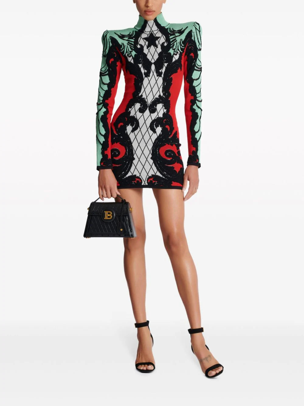 Balmain vestido corto Baroque