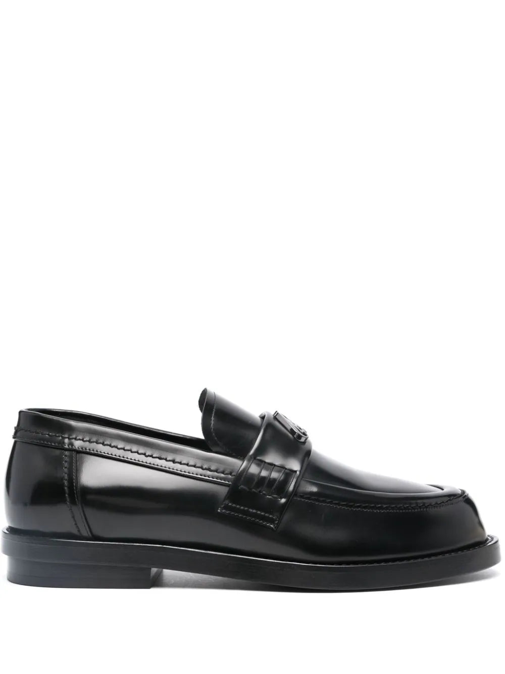 Alexander McQueen mocasines con placa del logo