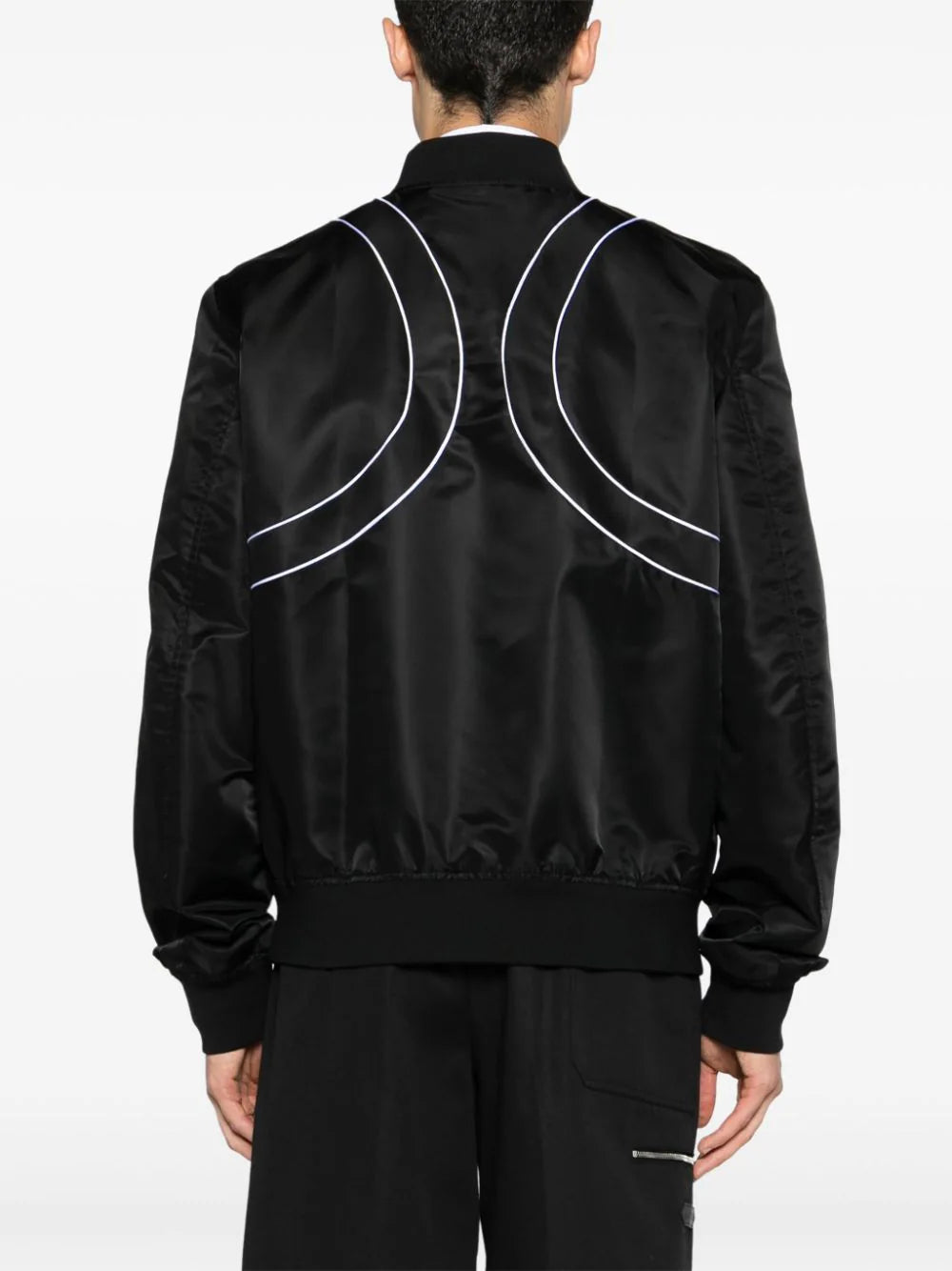 Alexander McQueen chamarra bomber con cierre