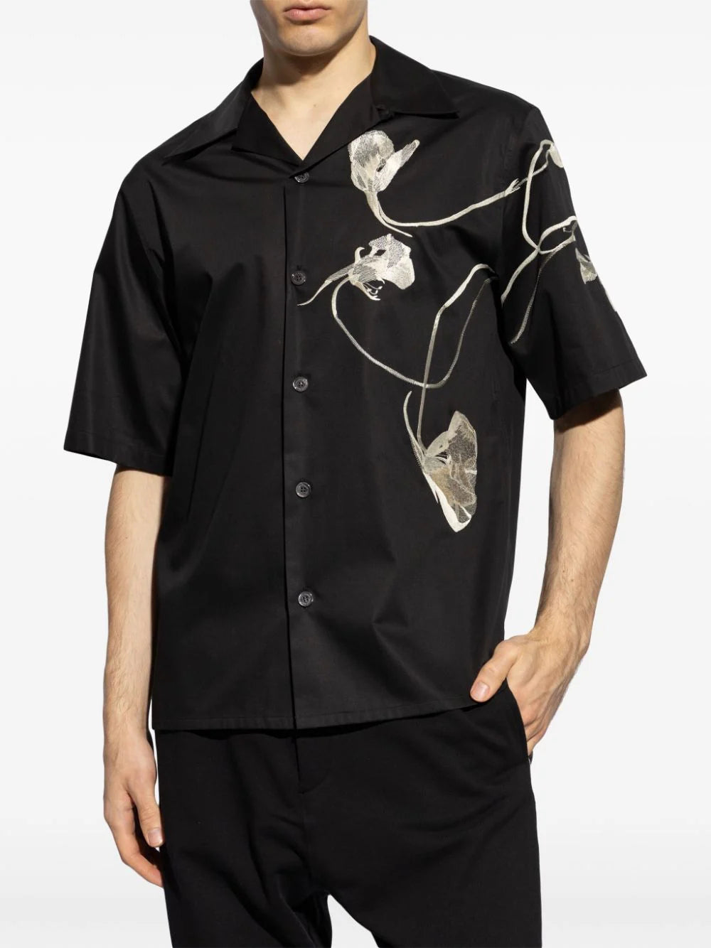 Alexander McQueen camisa con estampado floral