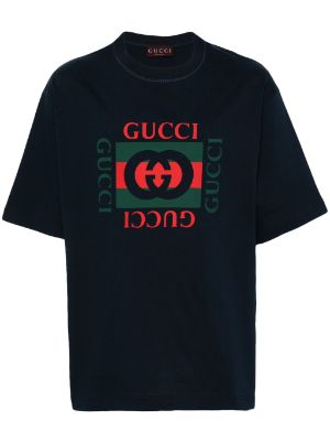 Gucci playera con motivo Interlocking G